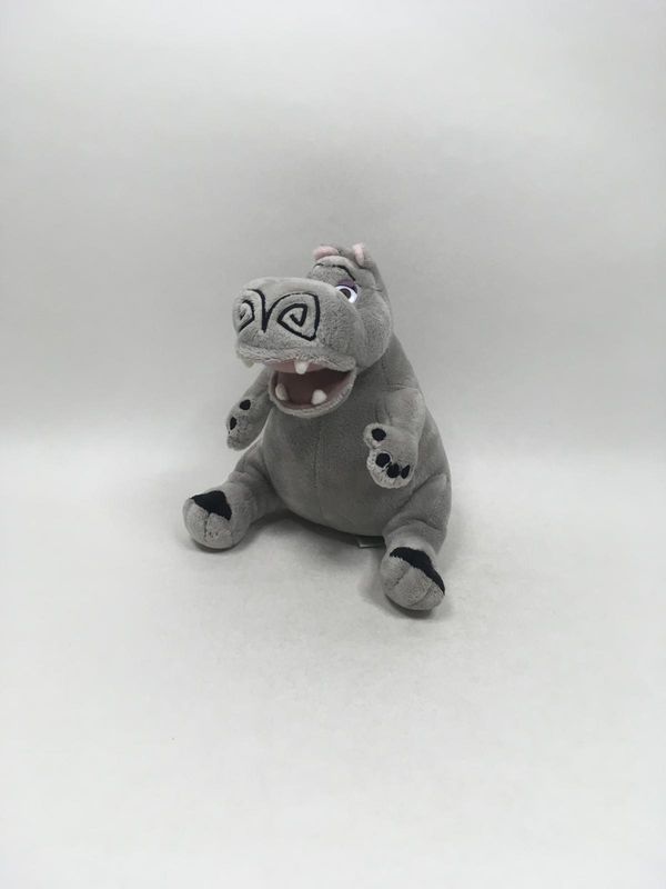 Madagaskar Nilpferd Russ sitzend 25 cm sehr selten