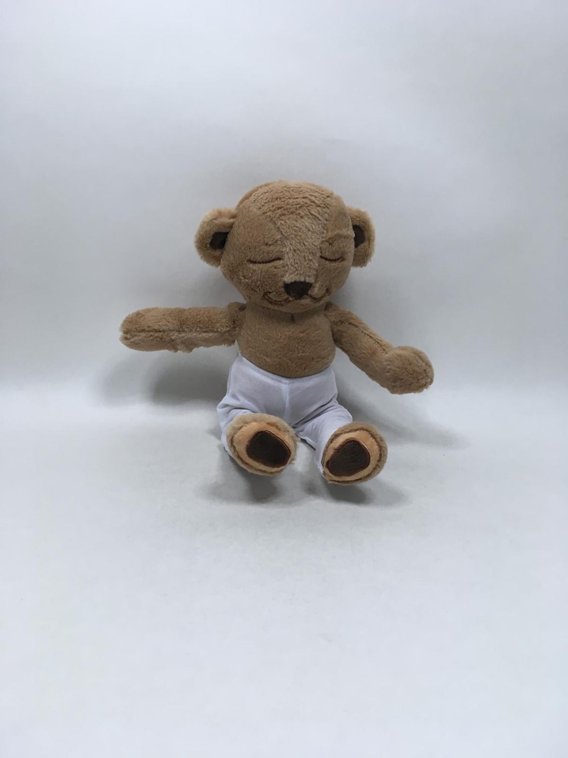 Teddy Meddy Meditation Yoga Yogateddy Knuffel stehend 38 cm selten