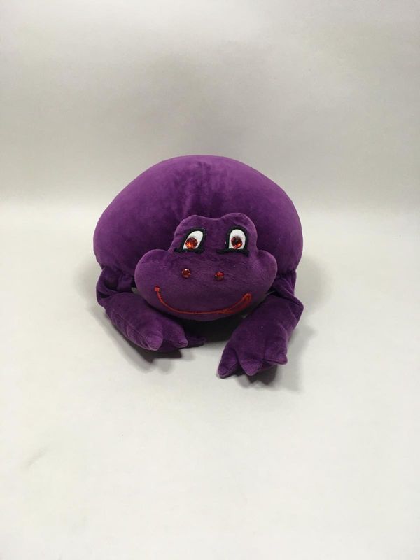 Frosch Knuffel liegend 43 cm selten