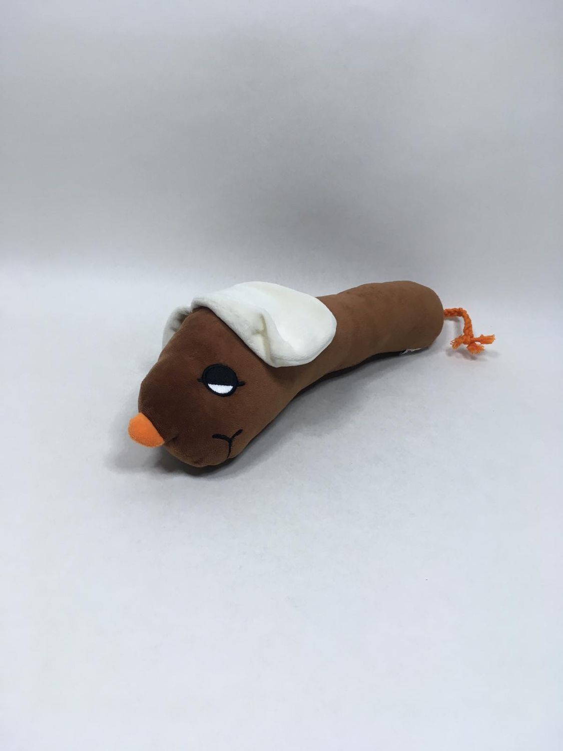 Deko Kissen Hund Tommschi liegend 10*45 cm selten