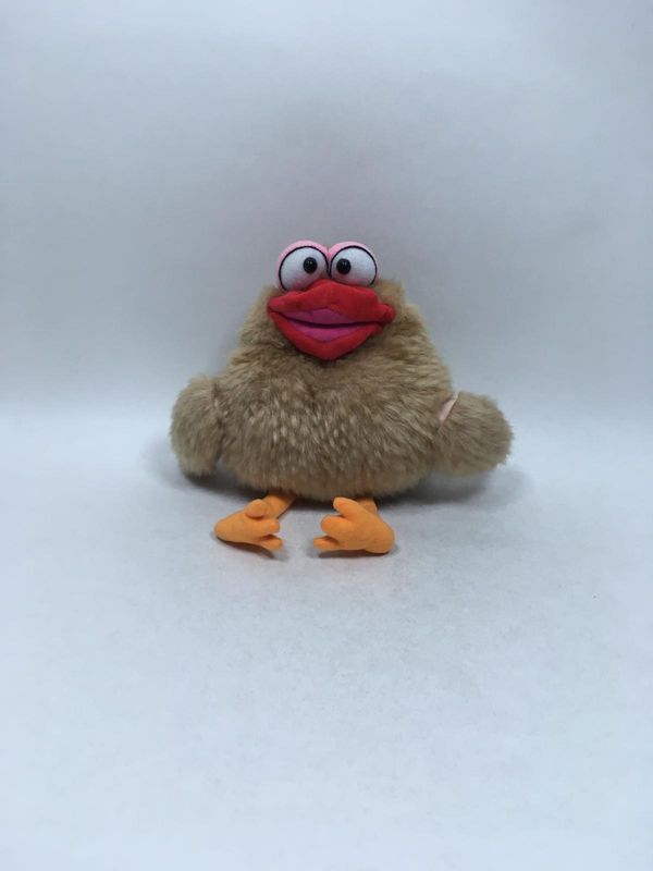 Huhn Handpuppe Petronella Piepspatz Living Puppets stehend 28 cm selten