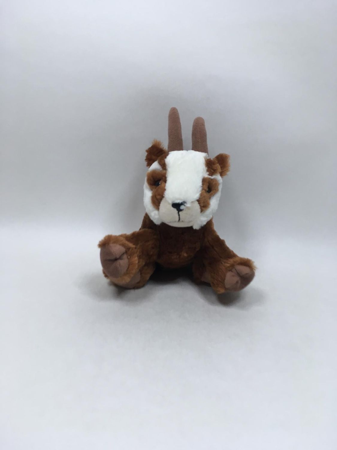 Ziege Steinbock Texti Sun sitzend 28 cm Sammlerstück