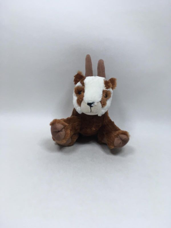 Ziege Steinbock Texti Sun sitzend 28 cm Sammlerstück