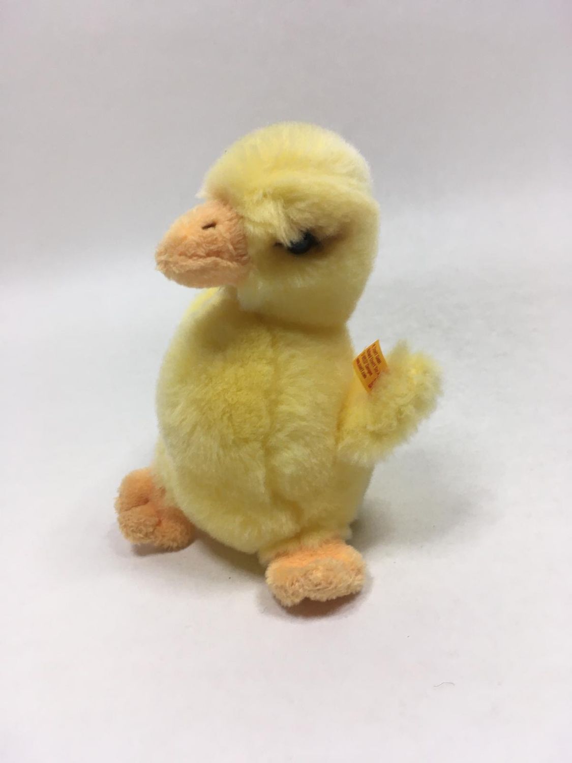 Steiff Entenküken Pilla 073335 mit Knopf und Fahne stehend 15 cm selten