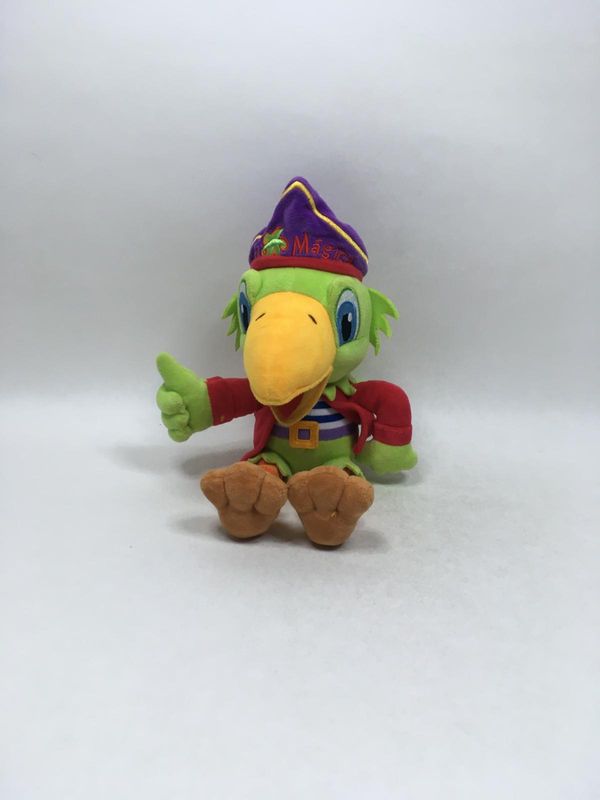 Papagei Capitan Pacopico Maskottchen der Isla Magica Gosh Design stehend 33 cm selten