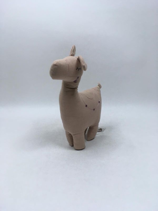 Lama Fehn stehend 23 cm Sammlerstück