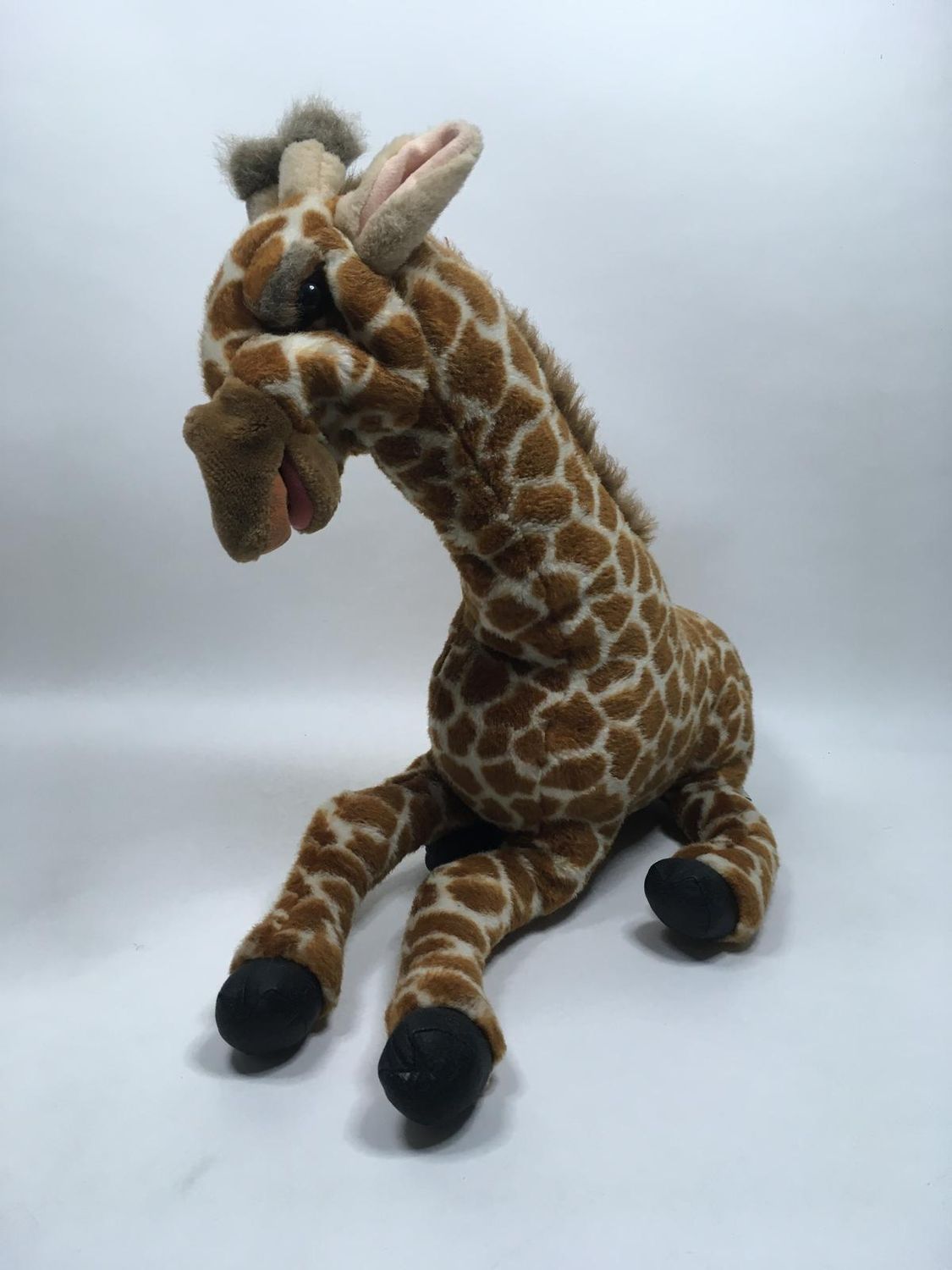 Giraffe Handpuppe Folkmanis stehend 60 cm Rarität + Mega Sammlerstück