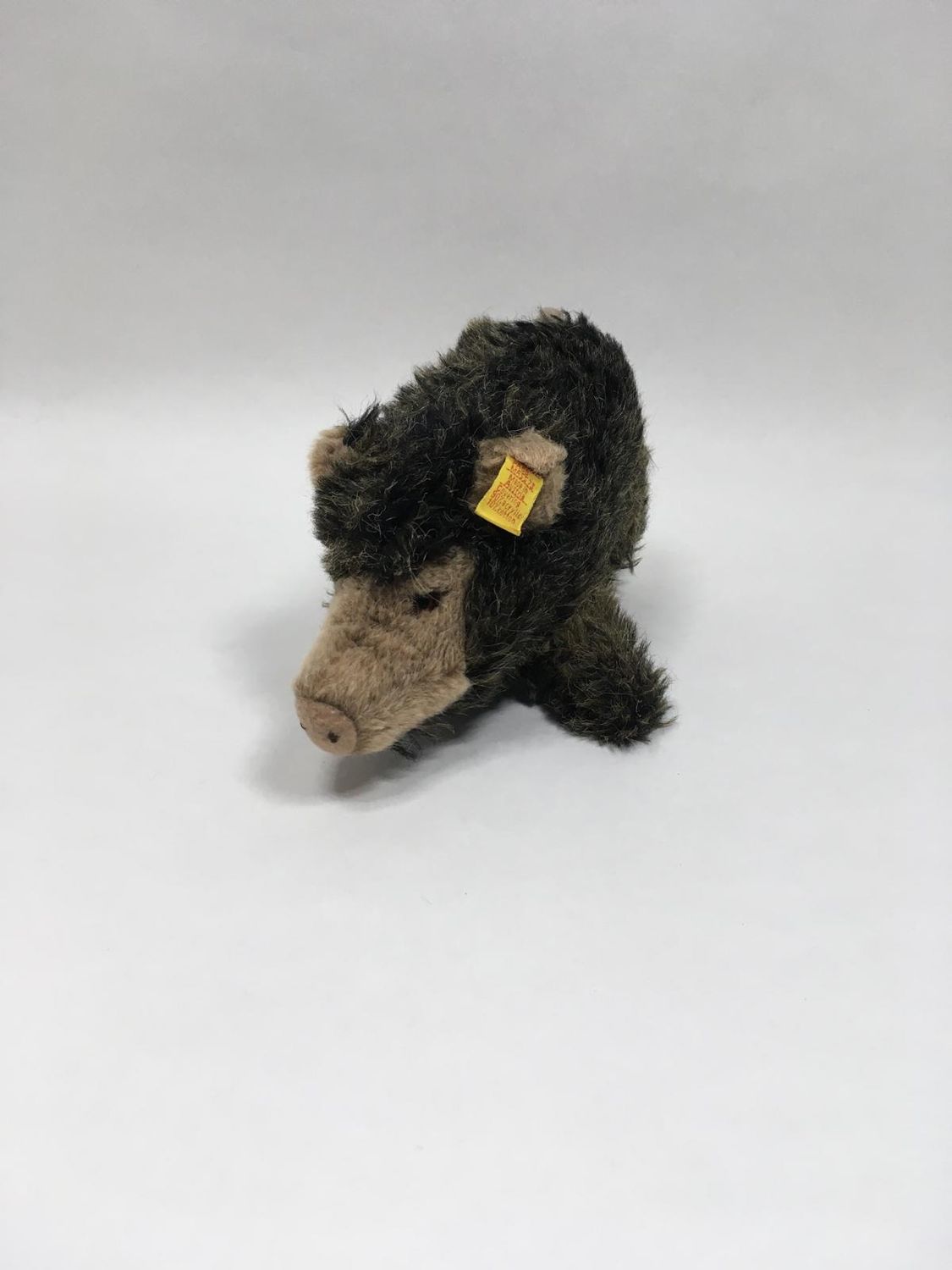 Steiff Wildschwein Wutzi 2675/15 mit Knopf und Fahne stehend 25 cm Rarität Sammlerstück