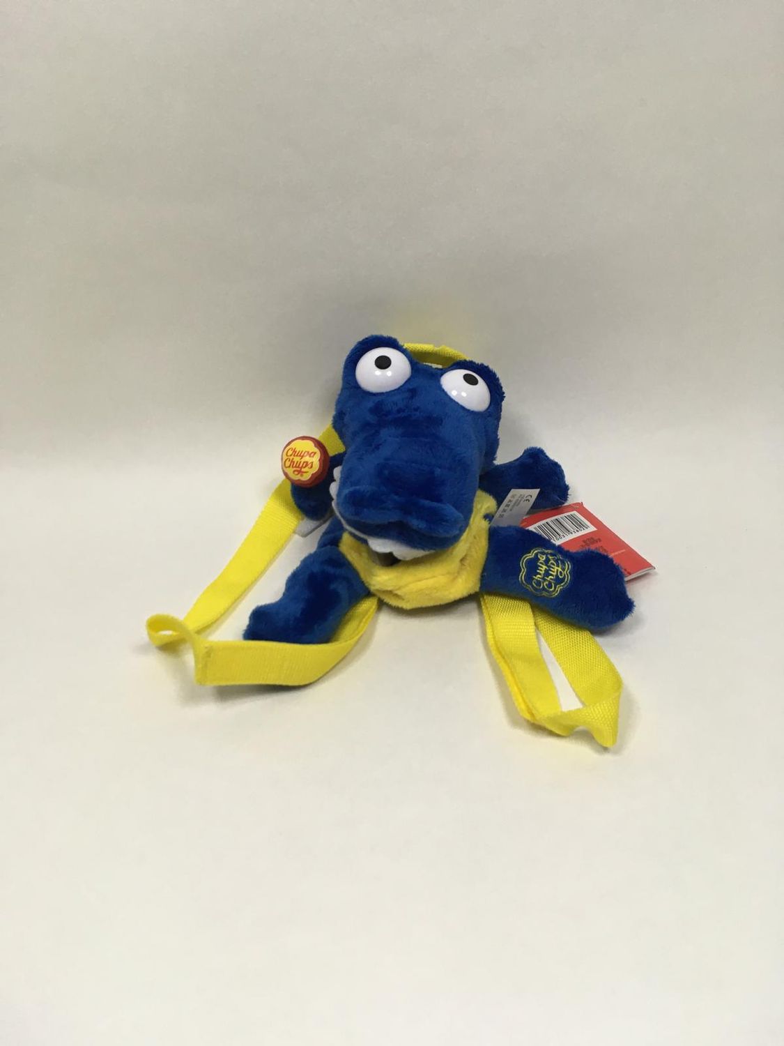 Krokodil Rucksack Chupa Chups stehend 23 cm Sammlerstück Neuwertig mit Etikett