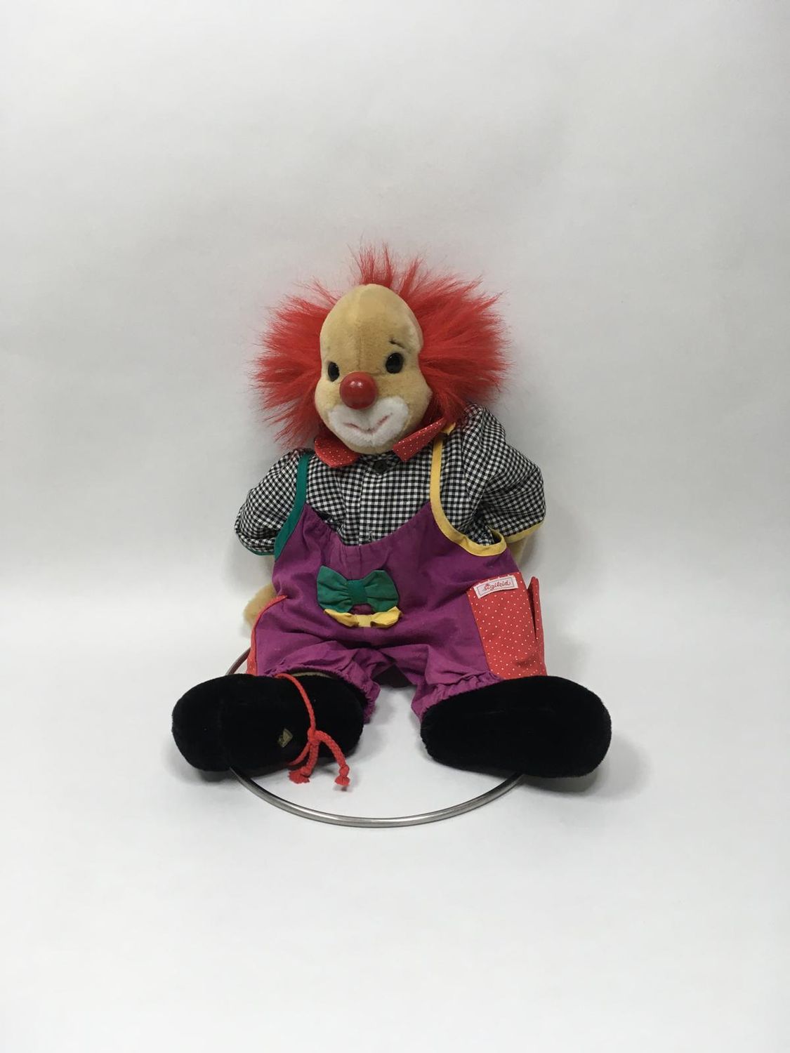 Puppe Clown Sigikid stehend 38 cm Sammlerstück