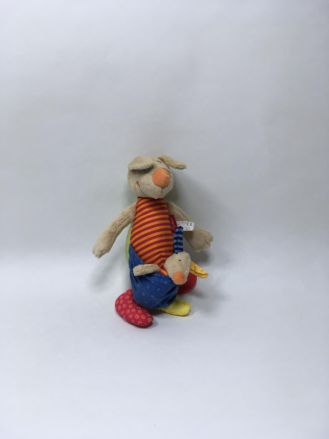 Känguru mit Baby Sigikid stehend 25 cm Sammlerstück