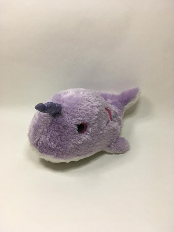 Wal Narwal Knuffel liegend 40 cm selten