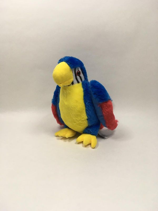 Papagei Seywei Toys stehend 33 cm selten