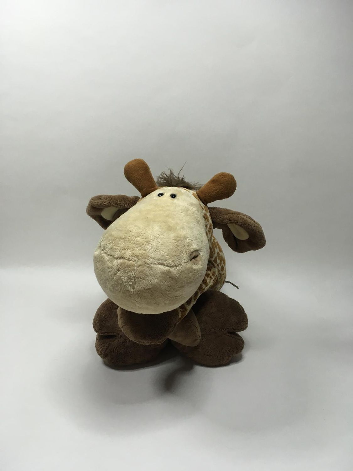 XXL Nici Giraffe liegend 80 cm 0,805 kg selten