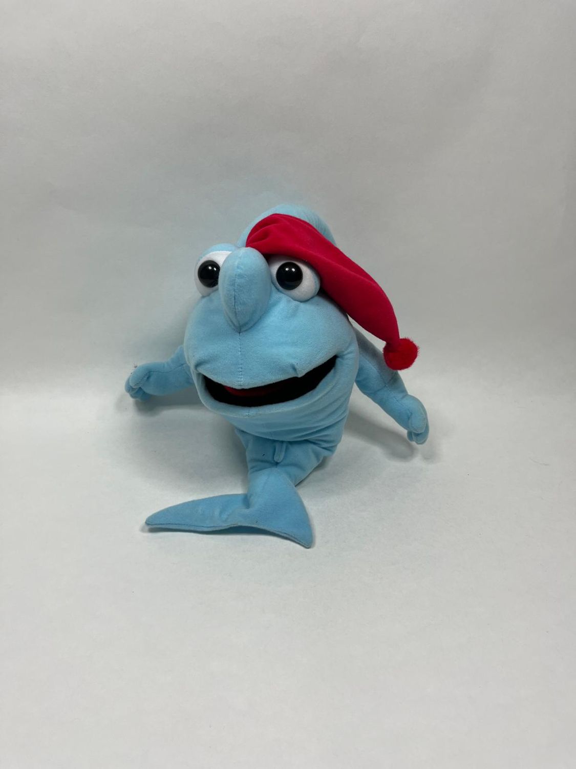 Hai Handpuppe Siemensen stehend 40 cm Rarität