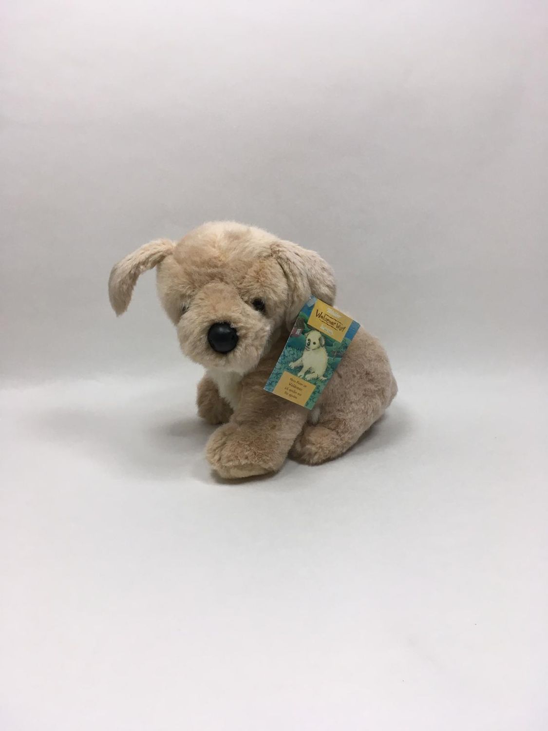 Hund Tchibo Waldemar Wuff sitzend 45 cm Sammlerstück Neuwertig mit Etikett