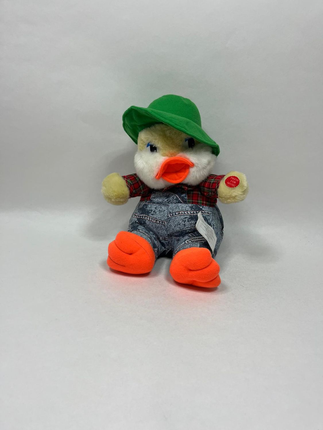 Ente Ranger sitzend 30 cm Vintage und Rarität Neuwertig mit Etikett