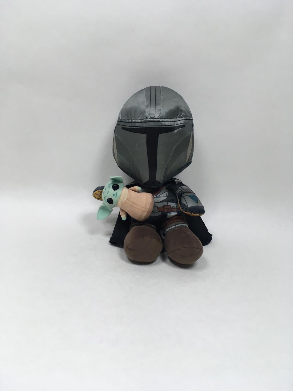 Star Wars Mando mit Baby Yoda Mandalorian Lucas Film stehend 30 cm Sammlerstück