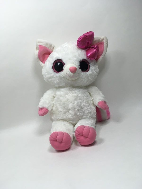 Katze XL Kuschelwuschel stehend 50 cm Mega selten