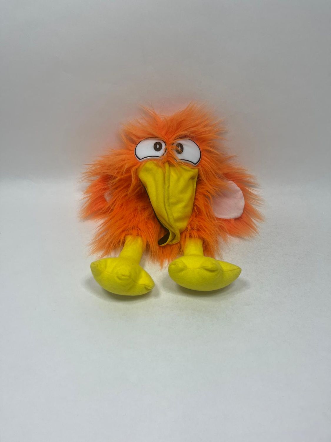 Vogel Handpuppe Bob der Bär stehend 35 cm selten