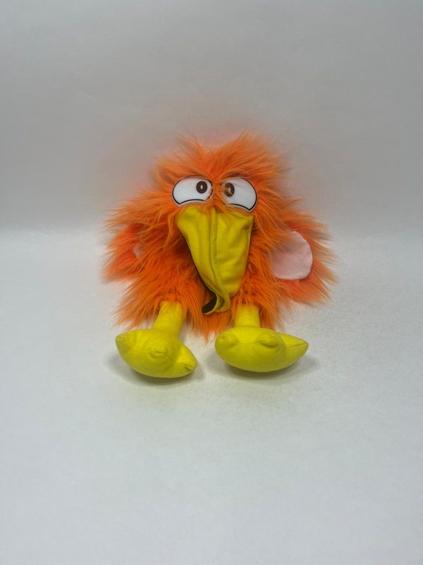 Vogel Handpuppe Bob der Bär stehend 35 cm selten