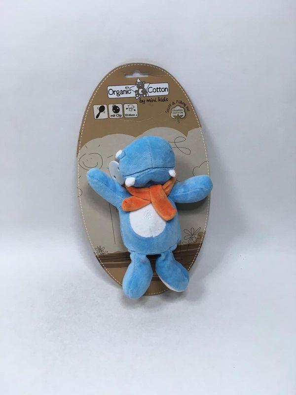 Nilpferd HEG Handels GmbH stehend 22 cm Neuwertig mit Etikett