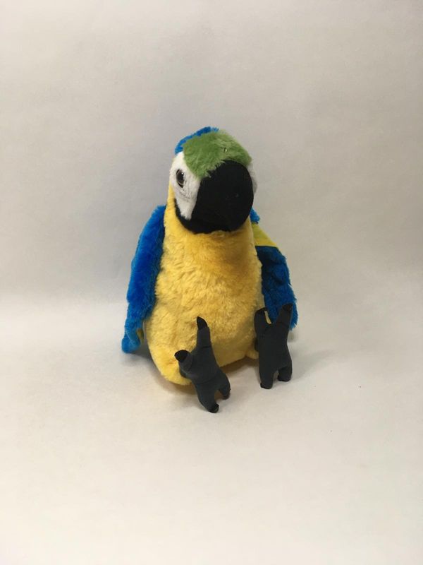 Papagei Knuffel stehend 30 cm Sammlerstück