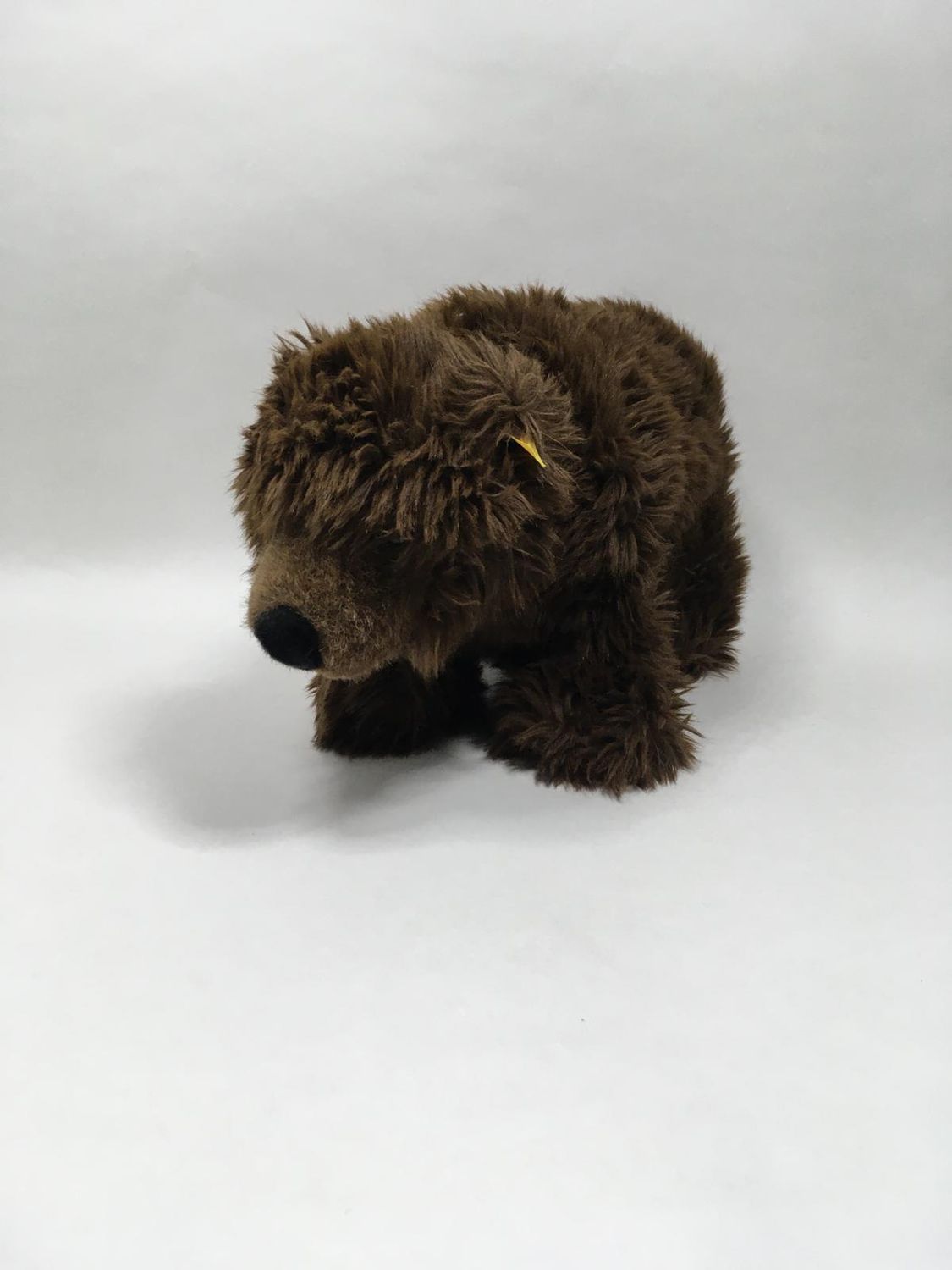 Steiff Teddy Braunbär Petz 069710 mit Knopf und Fahne stehend 45 cm Mega Sammlerstück