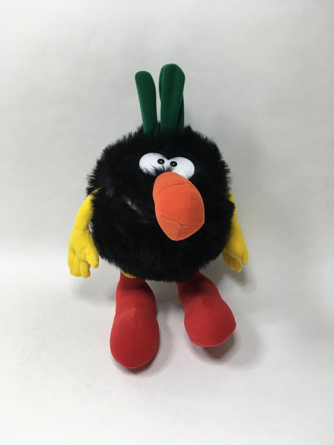 Wuschel Maskottchen Brisant Michael Mühleck stehend 40 cm selten