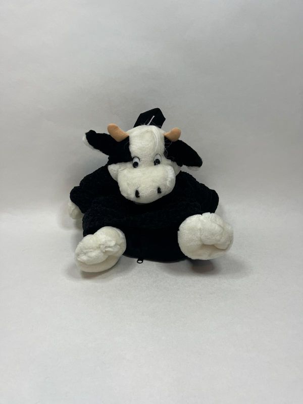 Kuh Rucksack Knuffel stehend 35 cm selten