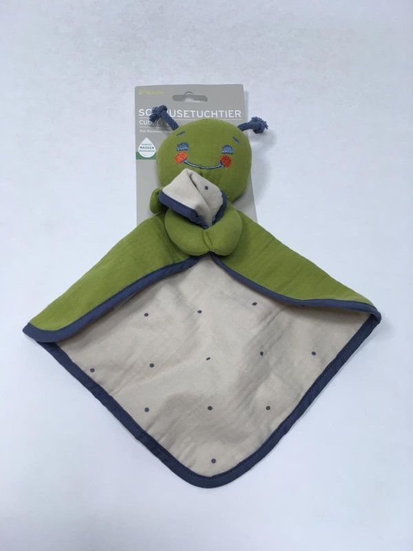 Schnuffeltuch / Schmusetuch Käfer Tchibo stehend 30 cm Neuwertig mit Etikett