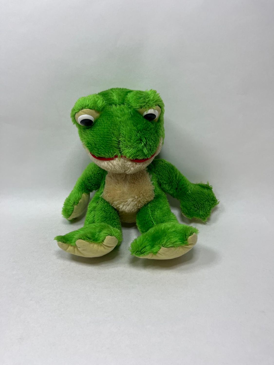 Frosch Knuffel stehend 40 cm Sammlerstück