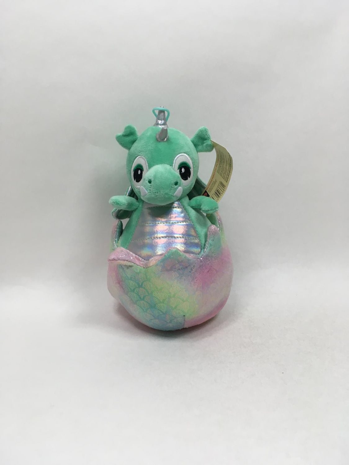 Drache Babydrache im Ei Morgenroth stehend 25 cm Neuwertig mit Etikett