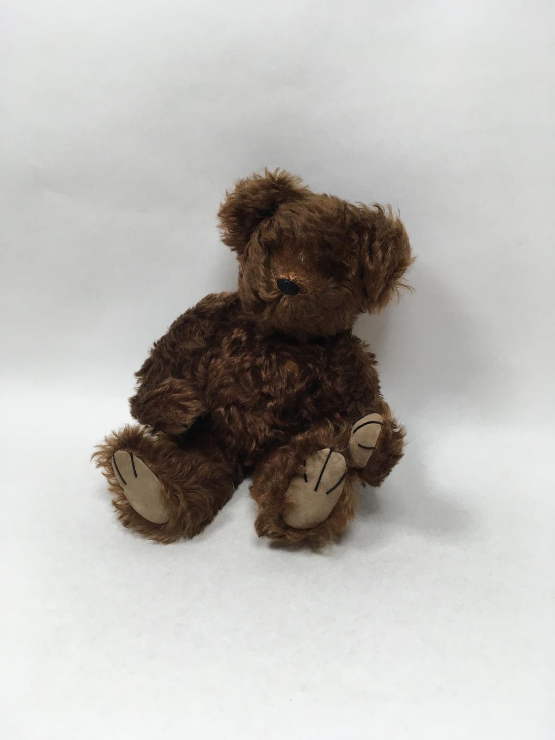 Teddy mit Stimme Grisly stehend 30 cm Rarität Neuwertig mit Etikett