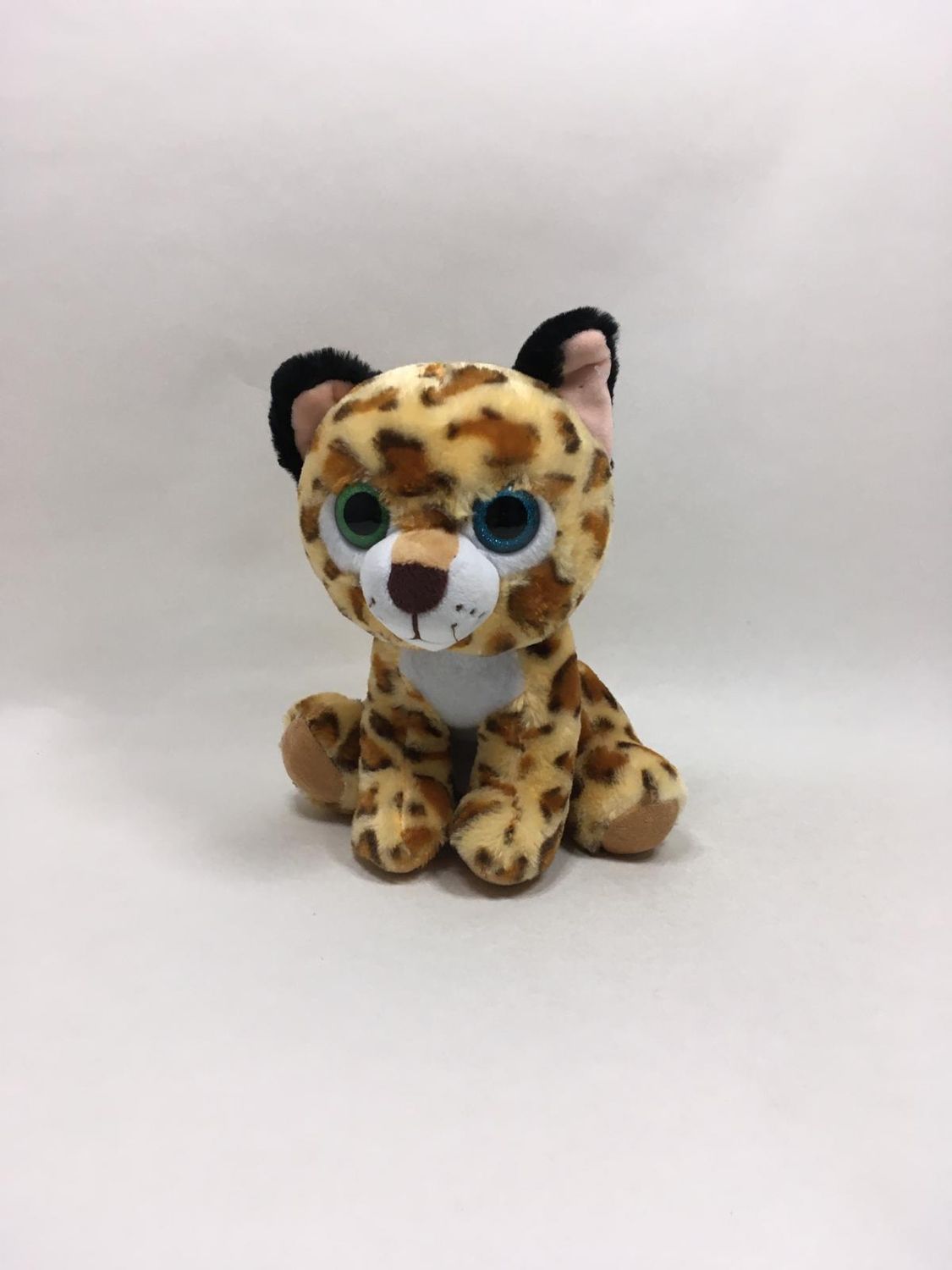 Leopard Knuffel sitzend 28 cm selten