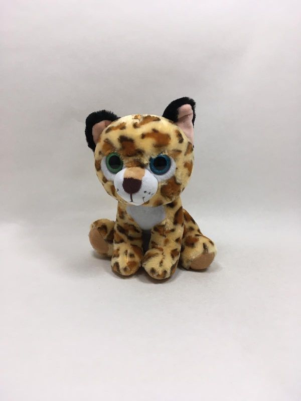 Leopard Knuffel sitzend 28 cm selten