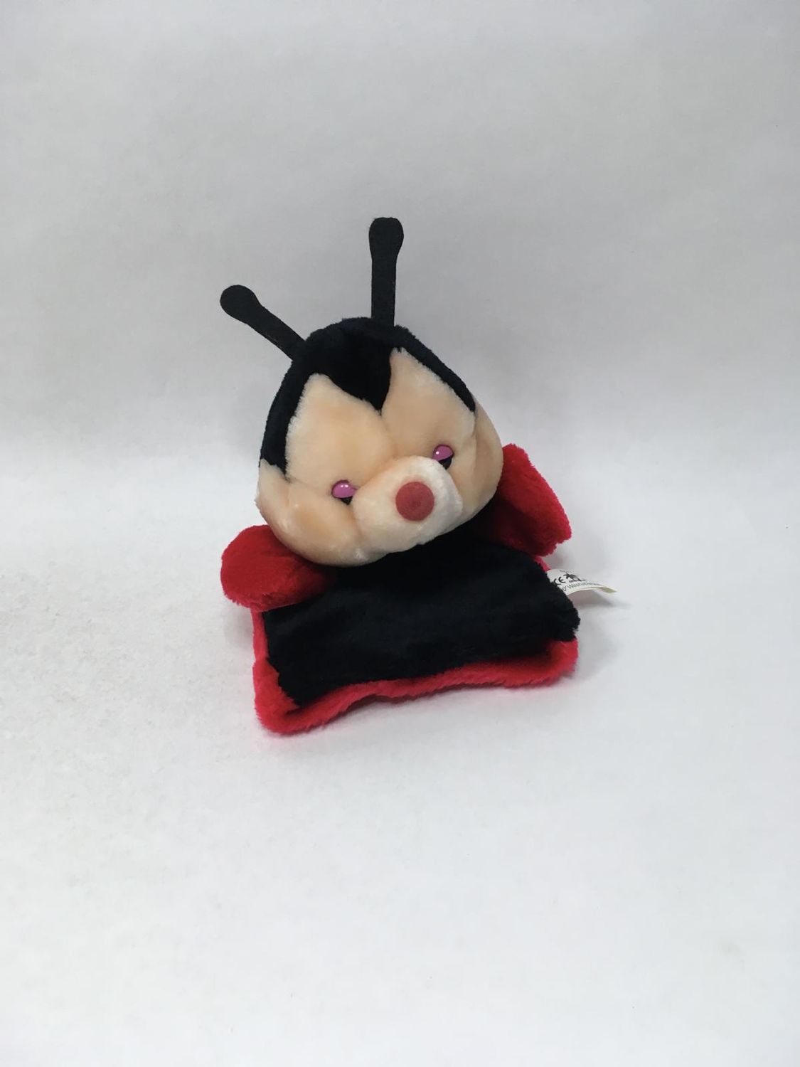 Marienkäfer Handpuppe Plush Pups stehend 30 cm selten