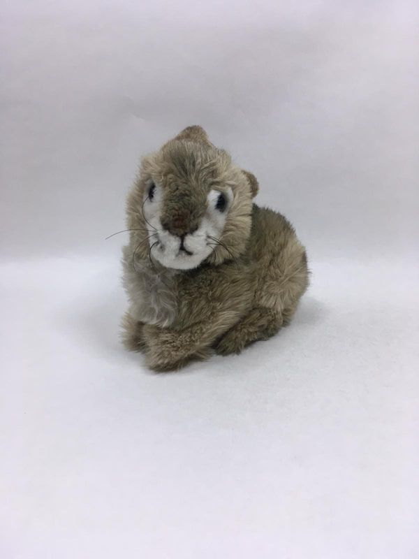 Steiff Hase Dormy 2975/25 mit Knopf und Fahne liegend 23 cm selten