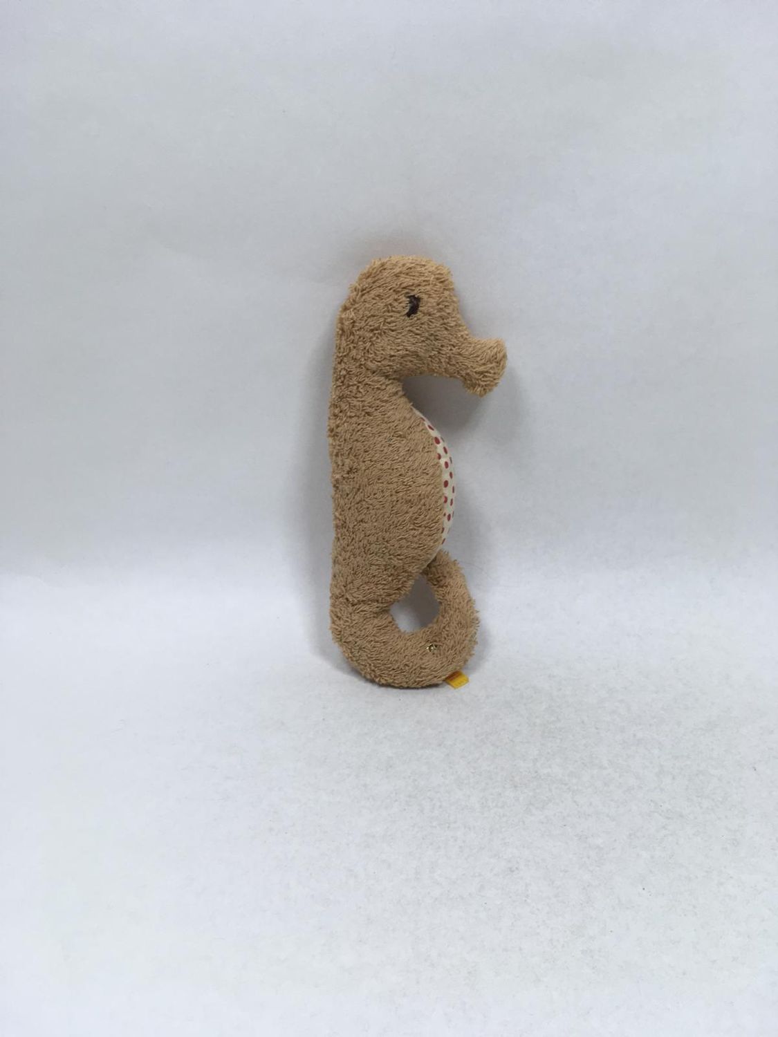 Steiff Seepferdchen 220340 mit Knopf und Fahne stehend 23 cm Mega Rarität Vintage