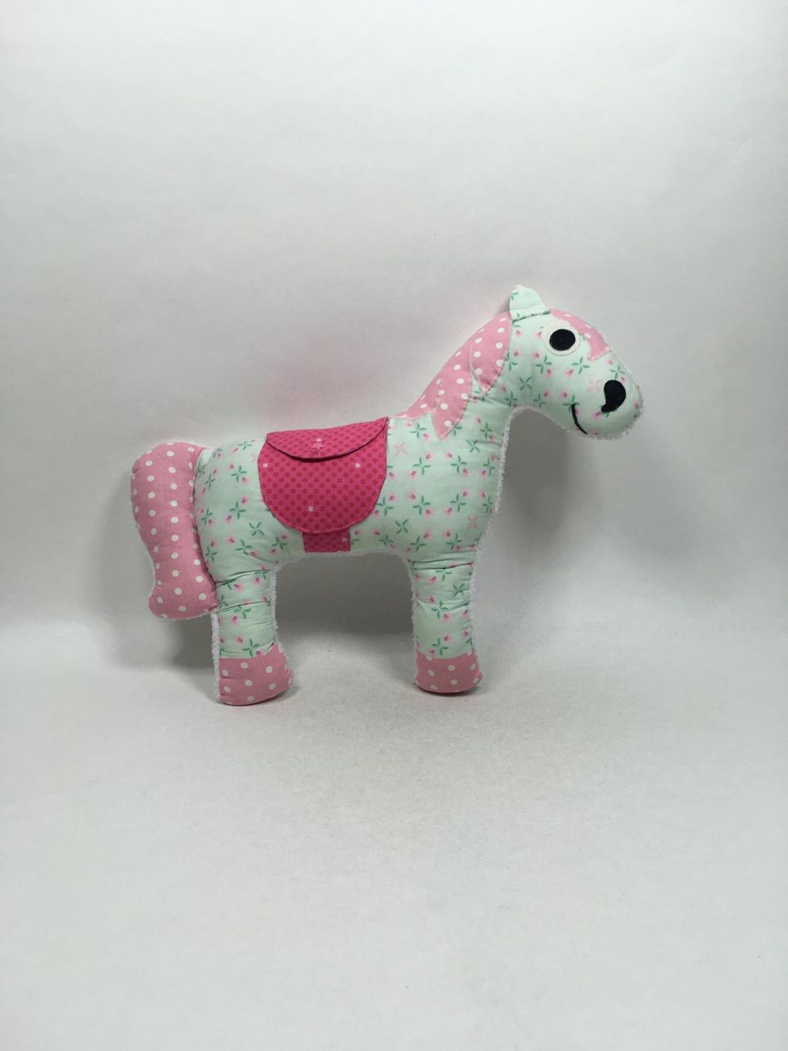 Deko Kissen Pferd Knuffel stehend 40*45 cm Sammlerstück