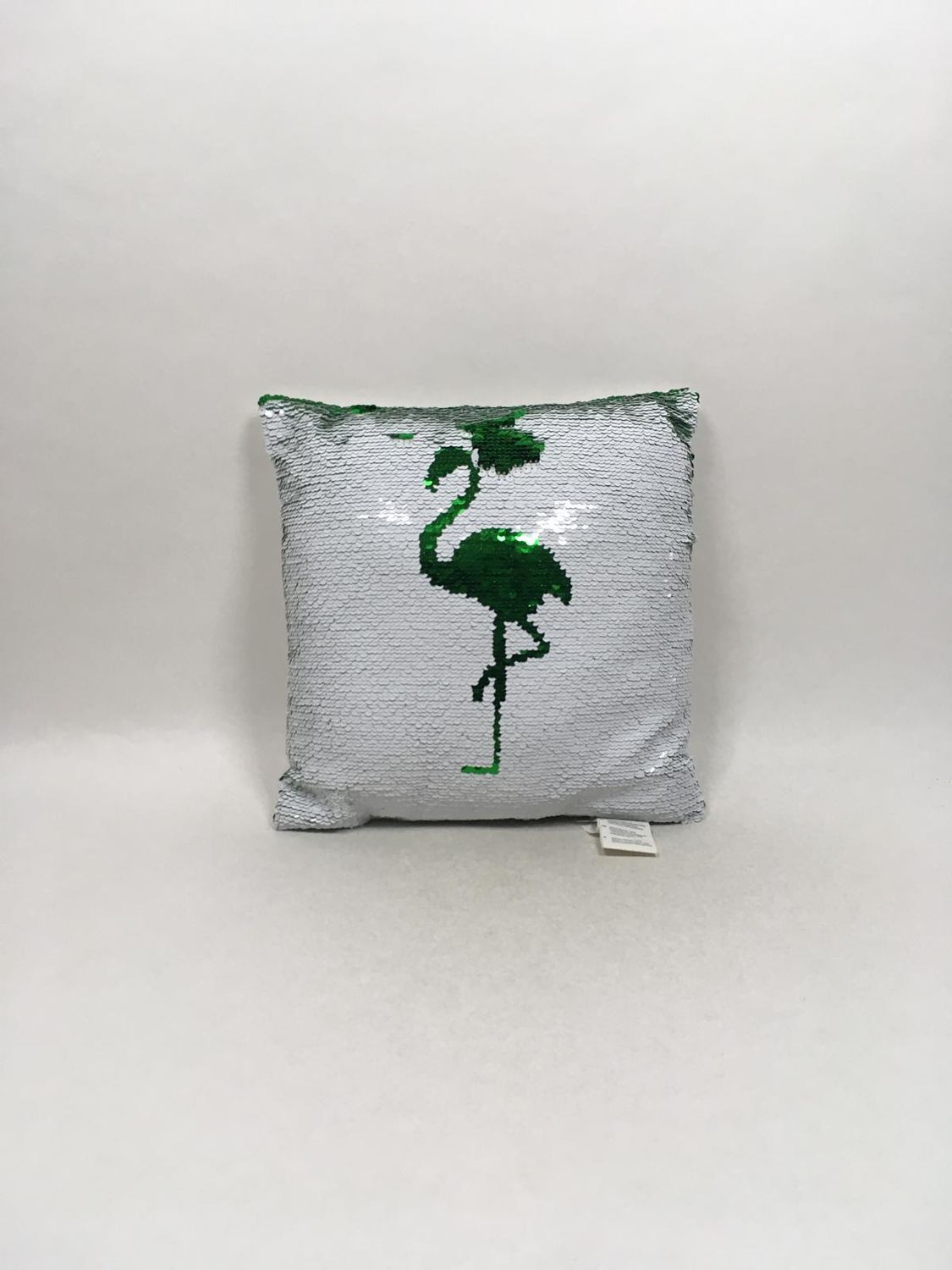 Deko Kissen Flamingo mit Wendepailetten NKD stehend 28*28 cm selten