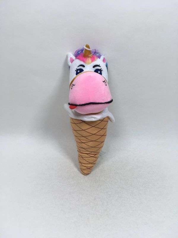 Einhorn in Eistüte KG-Hamburg stehend 35 cm Neuwertig mit Etikett