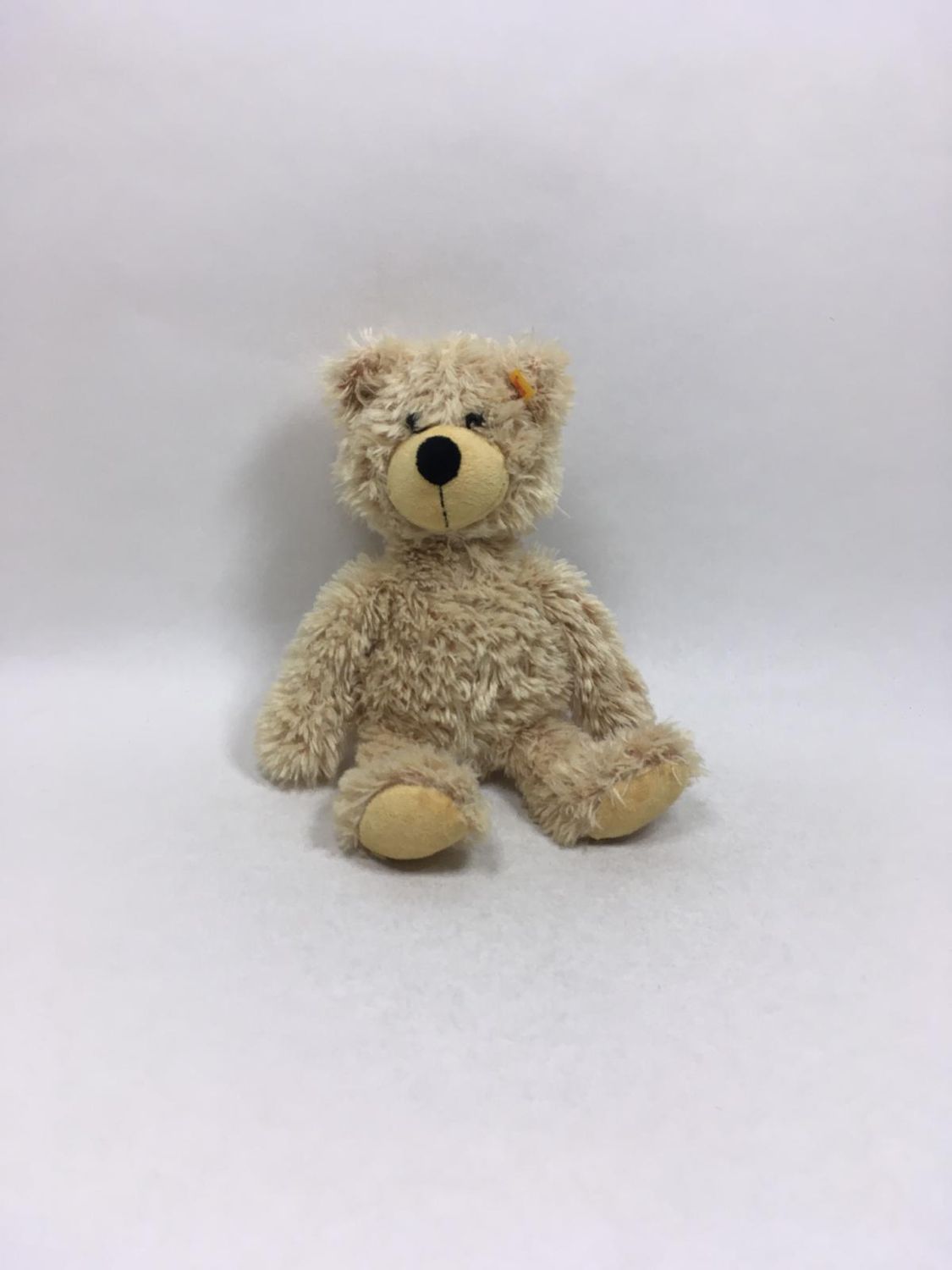 Steiff Teddy Enkelbär Allianz 991882 mit Knopf und Fahne stehend 30 cm Sammlerstück