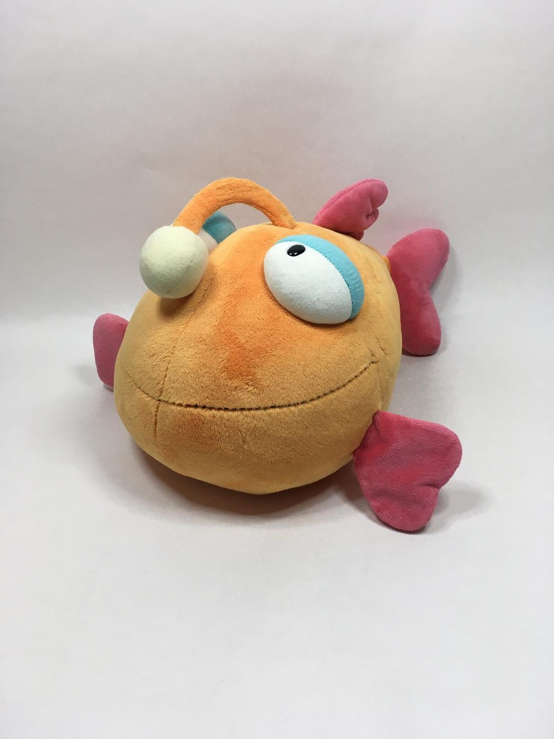 Nici Laternenfisch Fisch leuchtet im Dunkeln XL liegend 50 cm Mega selten