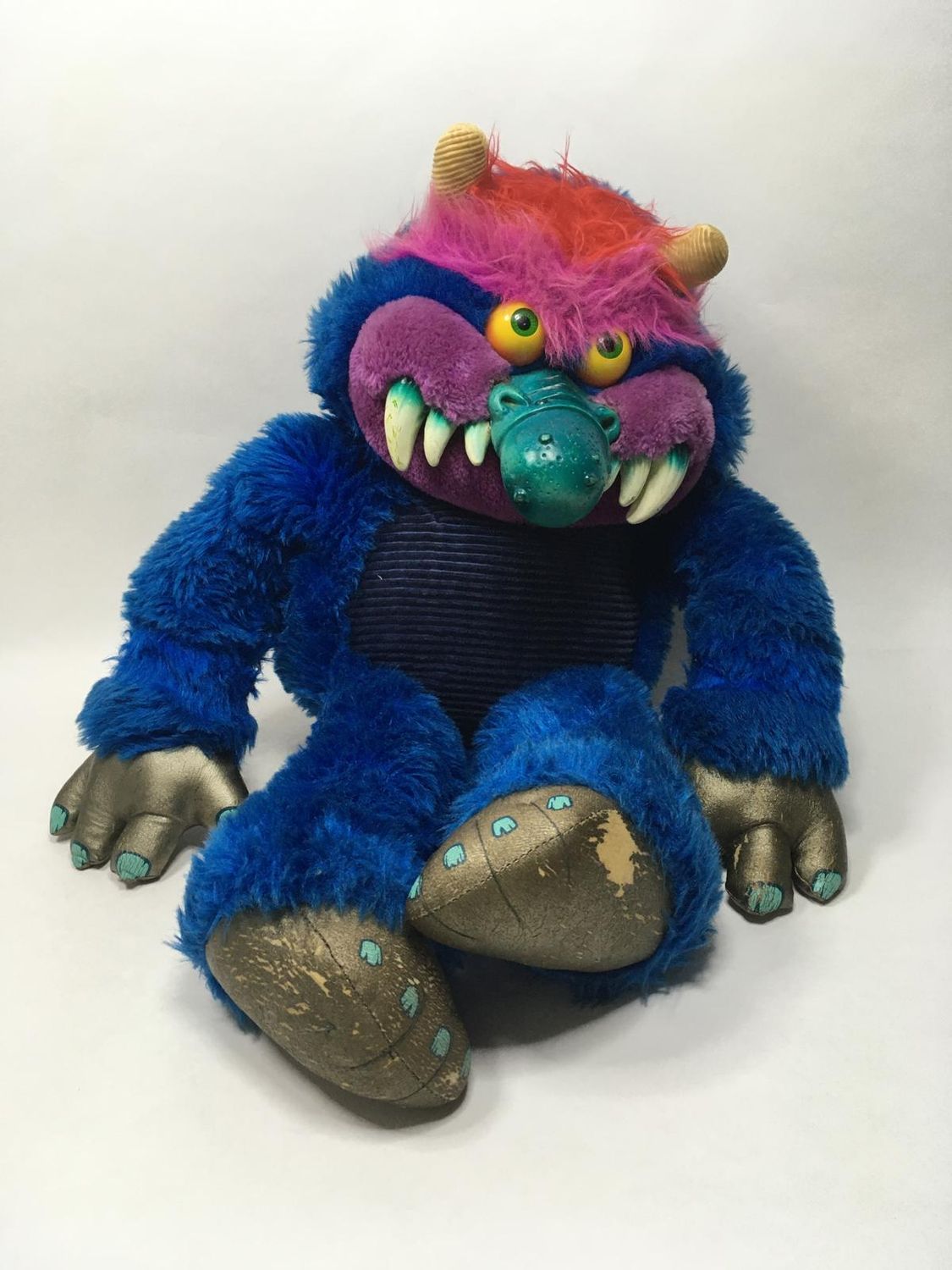 Kuschelmonster My pet monster 80er Jahre XL stehend 66 cm 1,39 kg Mega Sammlerstück