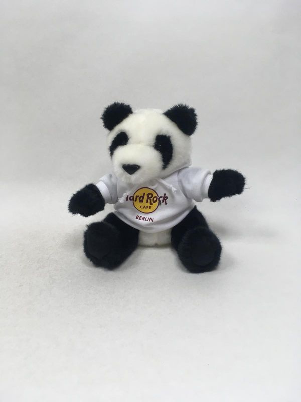 Panda Hard Rock Cafe Berlin sitzend 20 cm Rarität