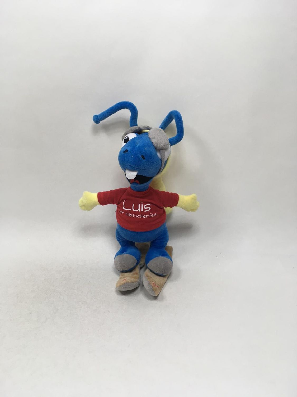 Gletscherfloh Luis Maskottchen Hintertuxer Gletscher Knuffel stehend 30 cm Rarität