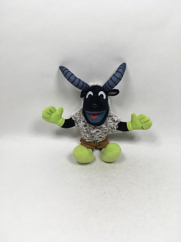 Schaf Heidschnucke Hövelschnucki Maskottchen Hövelhof Promotion Pets stehend 28 cm Sammlerstück