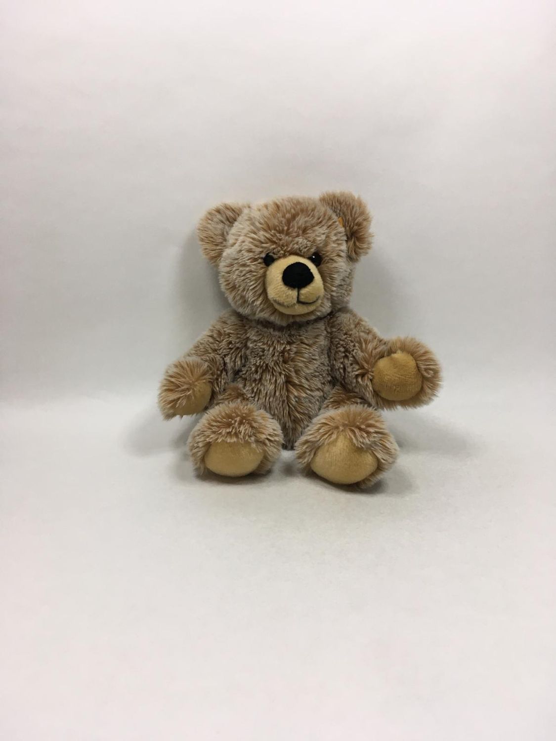Steiff Teddy Bobby 014154 mit Knopf und Fahne stehend 43 cm selten