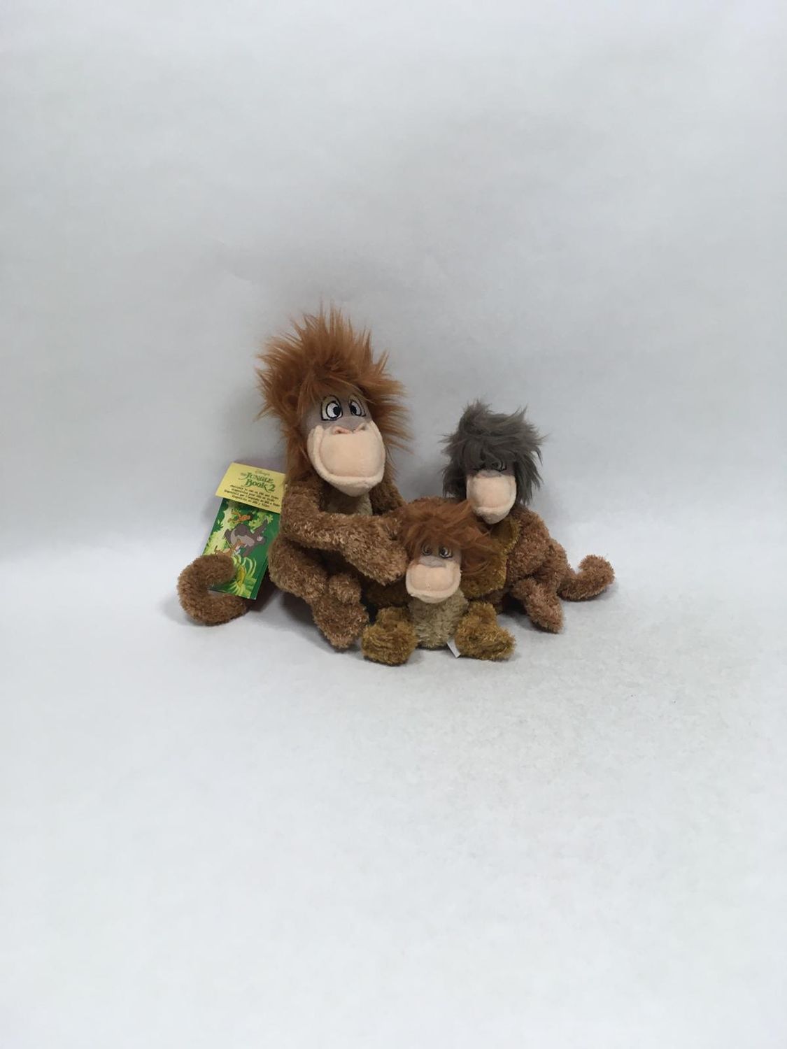 Disney Affe King Louie Das Dschungelbuch mit Begleitung sitzend 28 cm Neuwertig mit Etikett